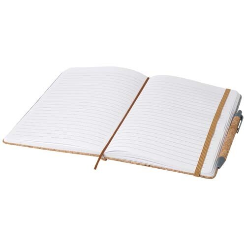 DéBlé Veronica A5 notitieboek van kurk en vilt 10791382 bedrukt met logo