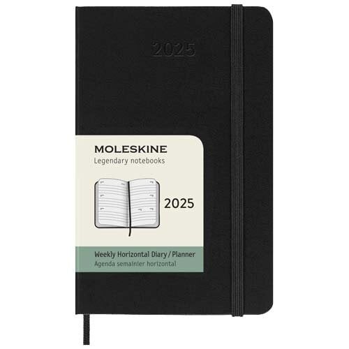 Moleskine weekagenda 2027 met harde kaft en FSC®-gecertificeerd papier