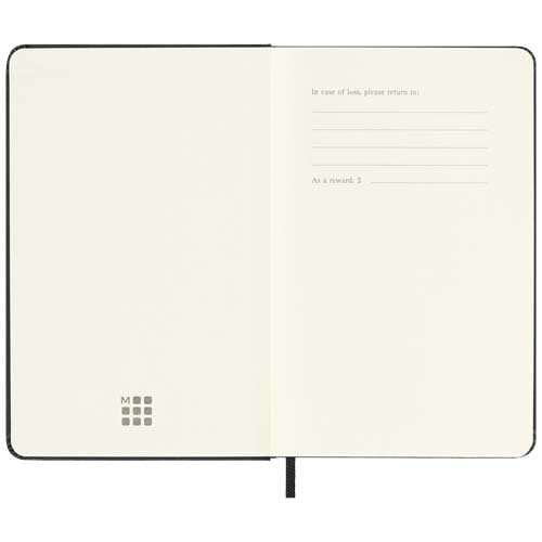 Moleskine weekagenda 2027 met harde kaft en FSC®-gecertificeerd papier