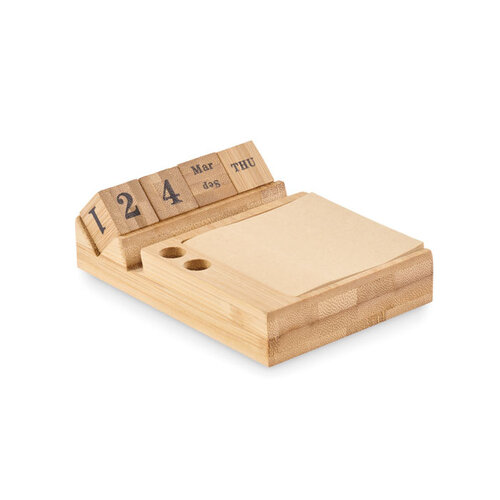Bootop Bamboe bureaukalender (MO2250) met logo