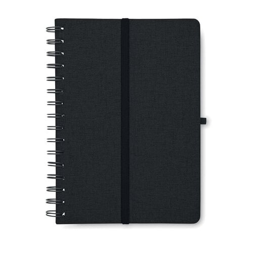 DeBle Strata A5 notitieboek MO2522 met telefoonhouder bedrukken met logo