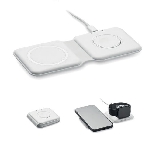 Flip 2-in-1 opvouwbare lader (MO2445) met logo