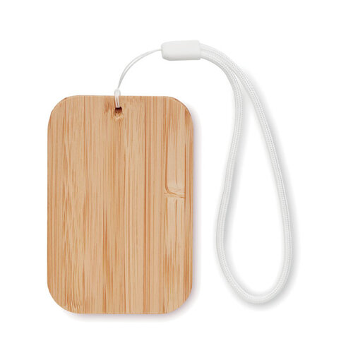 Chargoo draadloze oplader in bamboe (MO2450) met logo