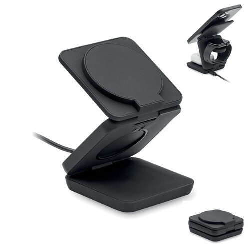 Netica 3-in-1 opvouwbaar laadstation (MO2521) met logo