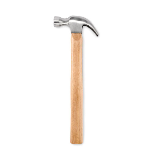 Houten klauwhamer (MO2276) met logo