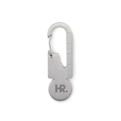 Multifunctionele sleutelhanger (MO2337) met logo