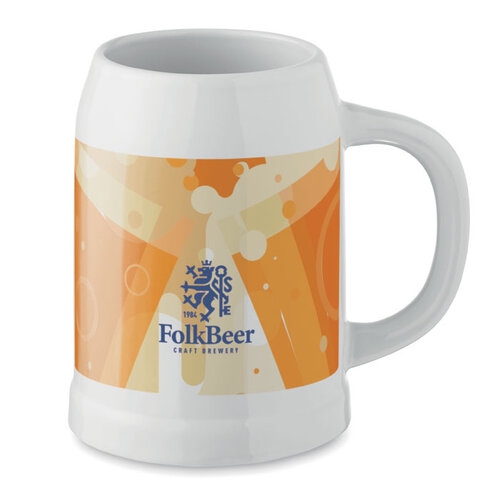 Sublimatie Bierpul 500 ml MO2406 met logo bedrukken DeBle