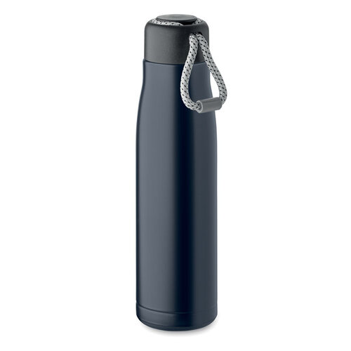DeBle Cordle dubbelwandige thermosfles 500 ml MO2413 van gerecycled RVS bedrukt met logo