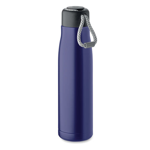 DeBle Cordle dubbelwandige thermosfles 500 ml MO2413 van gerecycled RVS bedrukt met logo