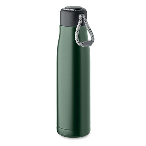 DeBle Cordle dubbelwandige thermosfles 500 ml MO2413 van gerecycled RVS bedrukt met logo