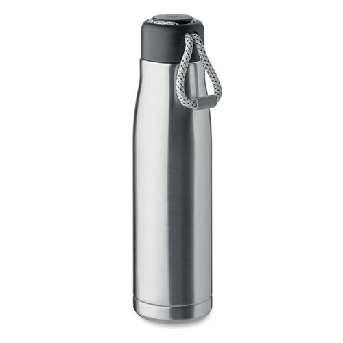 DeBle Cordle dubbelwandige thermosfles 500 ml MO2413 van gerecycled RVS bedrukt met logo