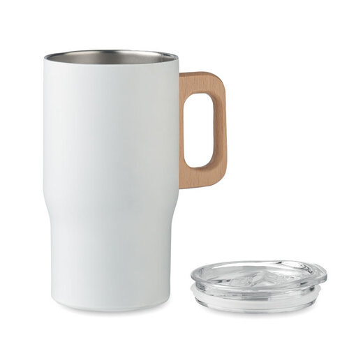 Thermosbeker met houten handvat Tumboo 350 ml MO2499