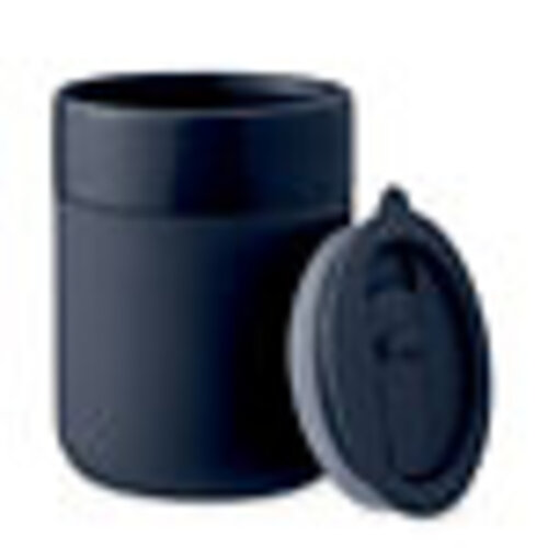 Mok 330 ml met siliconen grip Qeram met logo bedrukken DeBle