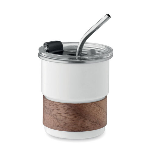 Mate RVS beker 260 ml met logo bedrukken DeBle