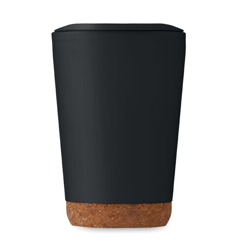 DéBlé thermosbeker met kurk 300 ml MO2446 bedrukt met logo