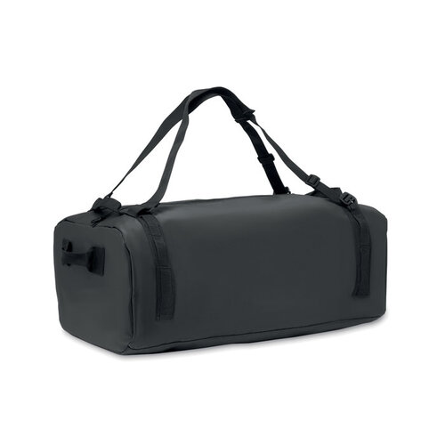 Reistas zeildoek Mountain met logo bedrukking DeBle sporttas relatiegeschenk NL BE