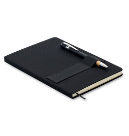 DeBle Nota A5 RPET notitieboek MO2469 met pen bedrukken met logo