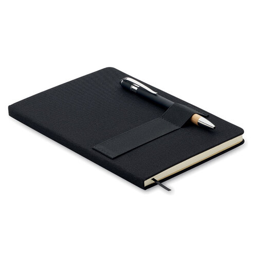 DeBle Nota A5 RPET notitieboek MO2469 met pen bedrukken met logo