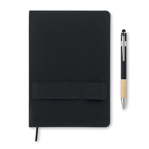 DeBle Nota A5 RPET notitieboek MO2469 met pen bedrukken met logo