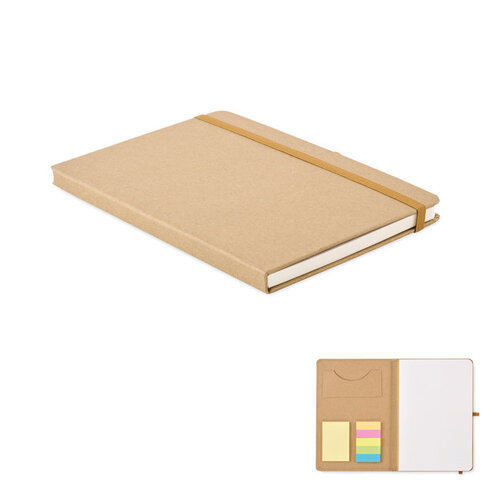 DeBle A5 Sticknote notitieboek MO2554 met sticky notes bedrukken met logo