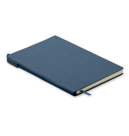 DeBle Nota A5 PU notitieboek met pen MO2524 bedrukken met logo