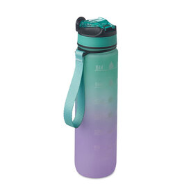 DeBle Activate sportwaterfles 1 liter RPET MO2489 met tijdsaanduiding bedrukt met logo