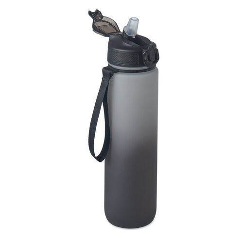 DeBle Activate sportwaterfles 1 liter RPET MO2489 met tijdsaanduiding bedrukt met logo