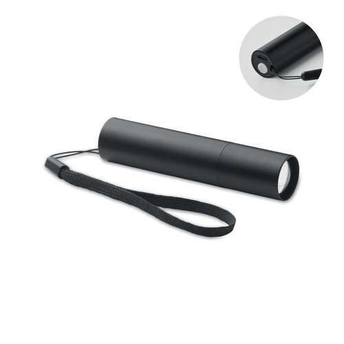 Oplaadbare zaklamp (MO2461) met logo