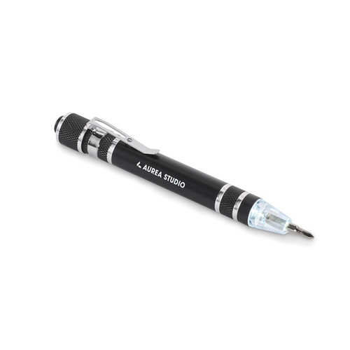 Gerecycleerde multi tool pen (MO2498) met logo