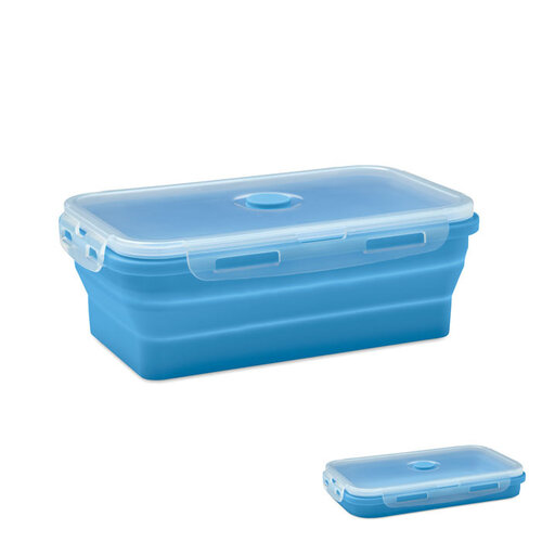 DéBlé Kolapso inklapbare siliconen lunchbox 1200 ml MO2549 bedrukt met logo