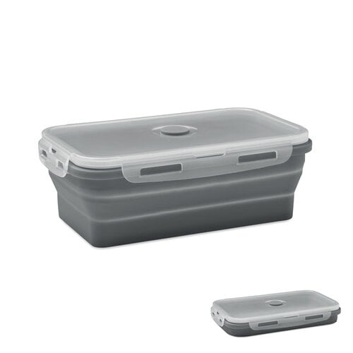 DéBlé Kolapso inklapbare siliconen lunchbox 1200 ml MO2549 bedrukt met logo
