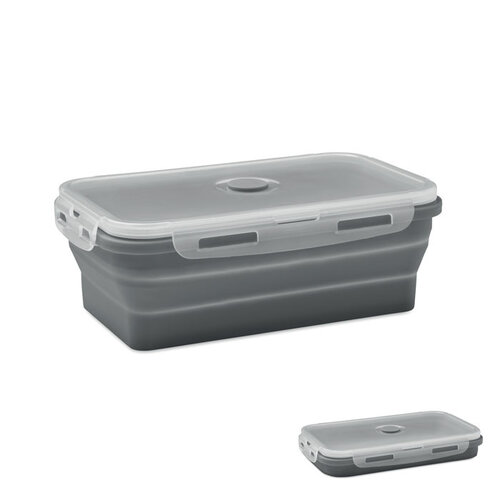 DéBlé Kolapso inklapbare siliconen lunchbox 1200 ml MO2549 bedrukt met logo