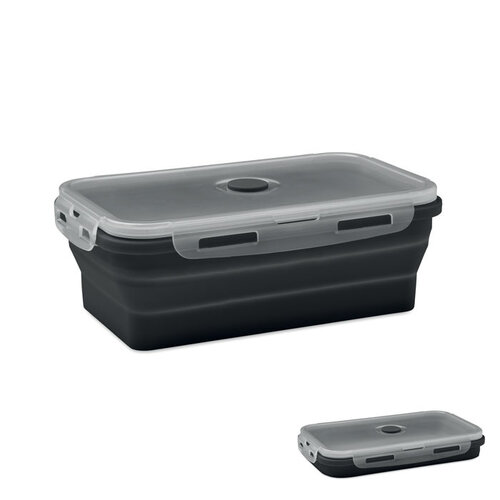 DéBlé Kolapso inklapbare siliconen lunchbox 1200 ml MO2549 bedrukt met logo