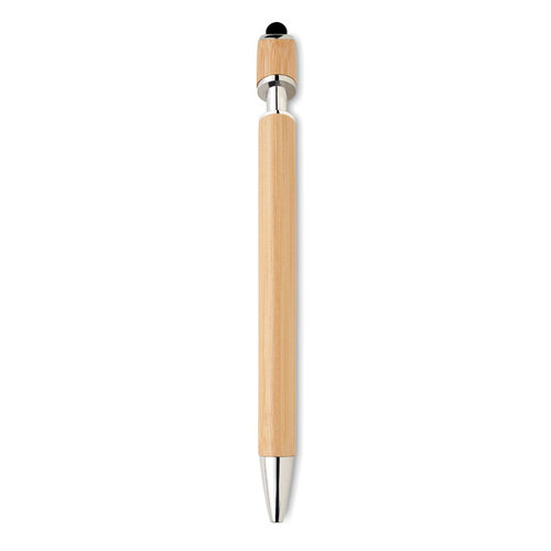 Balpen van bamboe (MO2418) met logo