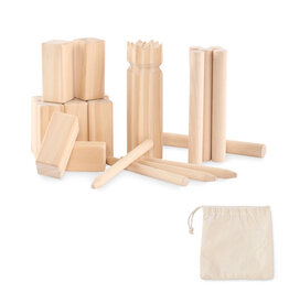 King petit Dennenhouten werpspel voor buiten MO2433