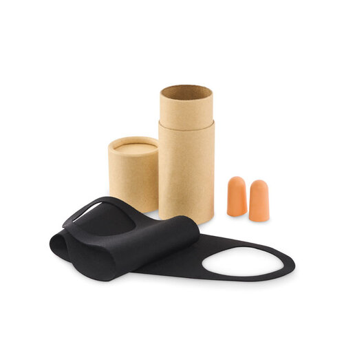 Maskset Reisset in kartonnen koker (MO2472) met logo