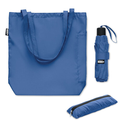 Seattle 21 inch RPET paraplu set (MO2476) met logo