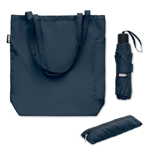 Seattle 21 inch RPET paraplu set (MO2476) met logo