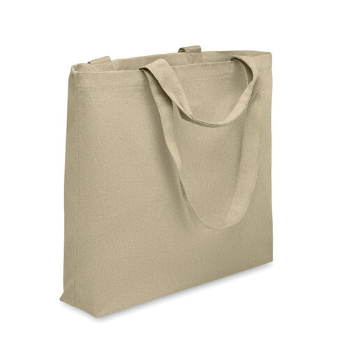 Maldi Beach canvas strandtas 320 g/m2 met logo bedrukking DeBle gerecyclede shopper relatiegeschenk NL BE