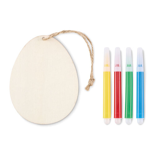 DéBlé Dregg Houten ei-schilder set (MO2501) bedrukken met logo