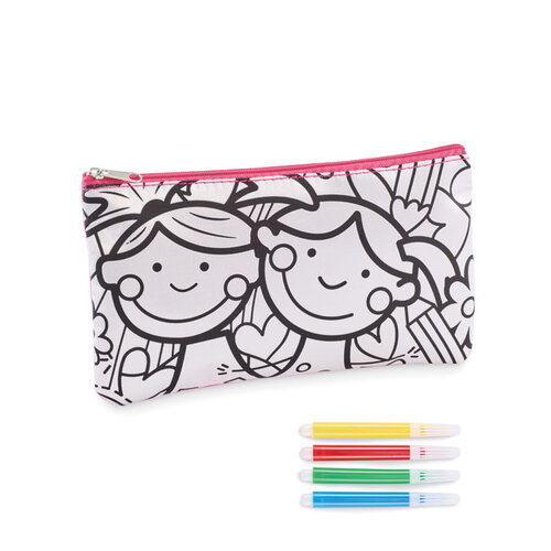 Kiddo Etui met stiften (MO2505) met logo
