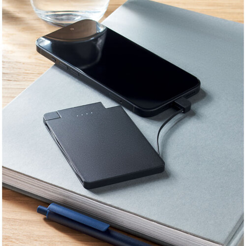 DeBle Slimpo Magnetische Powerbank 2500 mAh MO2510-03 bedrukken met logo