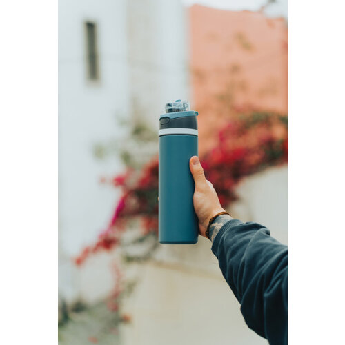 DeBle Omni Sip RCS gerecyclede RVS waterfles 720 ml bedrukken met logo