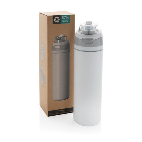 DeBle Omni Sip RCS gerecyclede RVS waterfles 720 ml bedrukken met logo