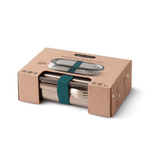 Black+Blum RVS Lunchbox Groot P439.0033 bedrukken met logo DeBle