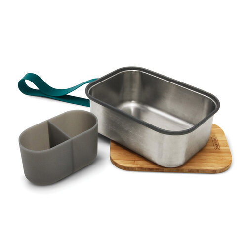 Black+Blum RVS Sandwichbox Groot P439.0133 bedrukken met logo DeBle