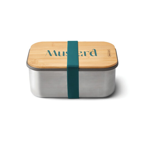 Black+Blum RVS Sandwichbox Groot P439.0133 bedrukken met logo DeBle