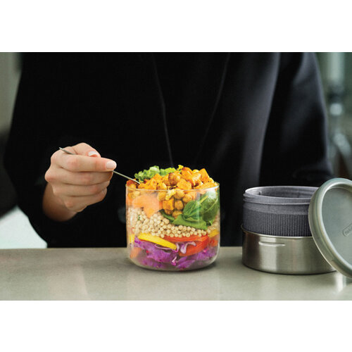 Black+Blum Glas Lunch Bowl 750 ml P439.0402 bedrukken met logo DeBle