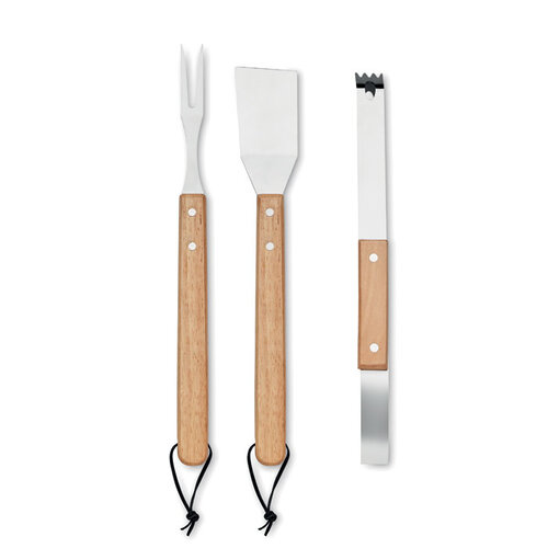 Smokey Eikenhouten barbecueset (MO2546) met logo