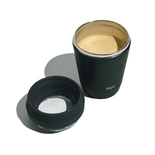 Topl Recycled Staal To Go beker gepatenteerd 360 Lid 235ml RBTGS8SA Topl Recycled Staal To Go beker gepatenteerd 360 Lid 235ml RBTGS8SA